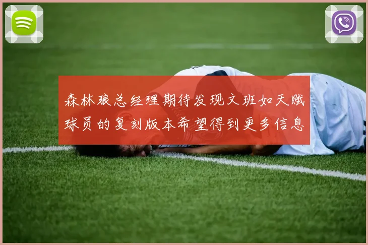 森林狼总经理期待发现文班如天赋球员的复刻版本希望得到更多信息